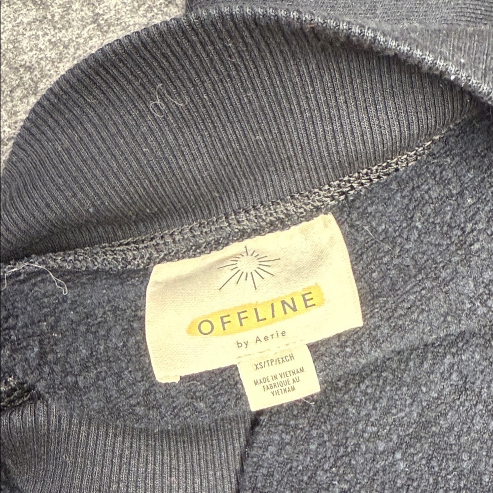 Offline Elegant Black Twist Front Sweatshirt - Picture 3 of 4